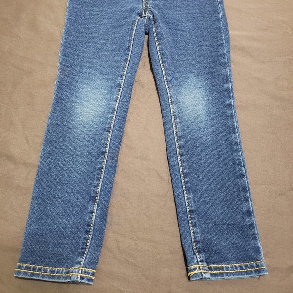 Levi's Jeggings Leggings Skinny Jean Style Comfy Stretch Elastane Kids Size 4T - Picture 3 of 7